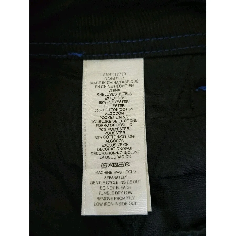 True Religion Men's Cargo Pants‎ Size 30 Jet Black 108335